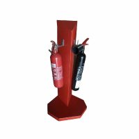 Hanging Type Red Powder Coated Fire Extinguisher Stand