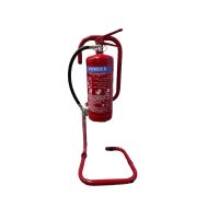 Single Fire Extinguisher Stand – Tubular Mild Steel – Red Powder Coating Finish