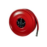 Wall Mounted Manual Rotary Operated Nozzle Swinging Fire Hose Reel LPCB Approved, 25mm x 30mtr
