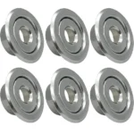 SSTECH 1/2 inch IPS two-piece recessed fire sprinkler escutcheon plate chrome